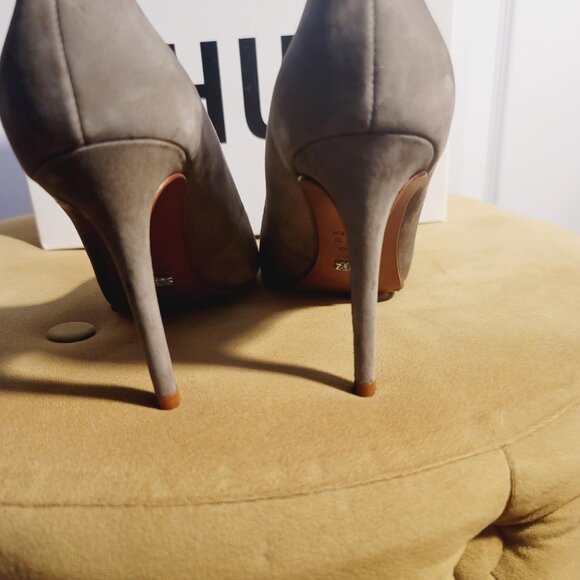 SCHULTZ LOJA FECHADO SALTO ALTO TAUPLE PUMPS IN SIZE 8 - Picture 3 of 9